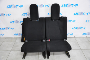 Rear seat row 3 Mitsubishi Outlander 14-19 cloth black