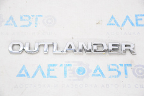Emblem inscription Outlander trunk lid Mitsubishi Outlander 14-22