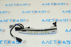Nissan Leaf 13-15 keyless outer front left door handle, chrome