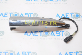 Nissan Leaf 13-15 keyless outer front right door handle, chrome