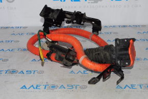 Charging port with cable, regular charging, left, Nissan Leaf 13-17