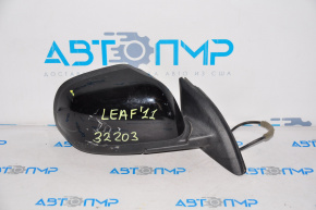 Right side mirror assembly for Nissan Leaf 11-12, 3 pins, black, scratches