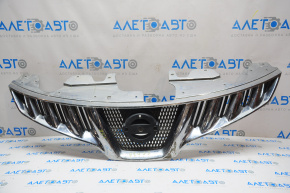 Nissan Murano Z51 2009-2010 chrome grille, no emblem, swollen chrome, broken fasteners, scratches