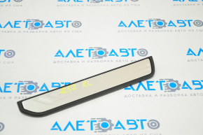 Nissan Murano z52 15-16 exterior rear left door sill trim, chrome