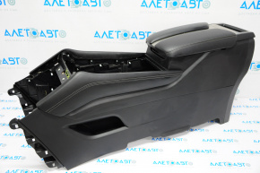 Nissan Murano z52 15-16 center console armrest black leather
