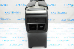 Nissan Murano z52 15-16 center console armrest black leather
