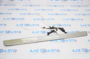 Door sill trim outer front left Nissan Pathfinder 13-20 chrome, backlight