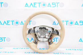 Naked steering wheel Nissan Pathfinder 13-16 leather beige