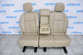 Rear row of seats 2 row Nissan Pathfinder 13-16 leather beige
