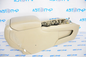 Console central armrest Nissan Pathfinder 13-20 beige leather