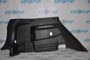 Left arch trim for Nissan Rogue 14-17, black, with scratches on the 3rd row