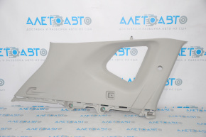 Left upper arch trim for Nissan Rogue 14-20, gray, for 2 rows