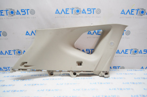 Left upper arch trim for Nissan Rogue 14-18, gray, for 3 rows