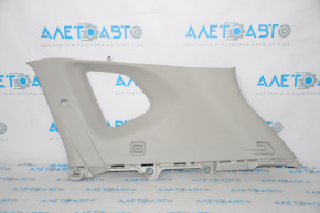 Right upper arch trim for Nissan Rogue 14-20, gray, for 2 rows