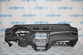 Nissan Rogue 14-20 black dashboard without airbag