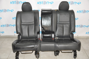 Rear row of seats 2 row Nissan Rogue 14-15 leather black