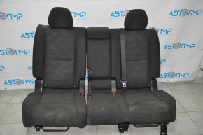 Rear Seats 2nd Row Nissan Rogue 14-16 Rag Black Water Damage