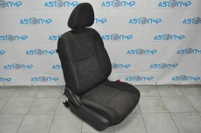 Nissan Rogue 14-15 passenger seat without airbag, manual, black cloth