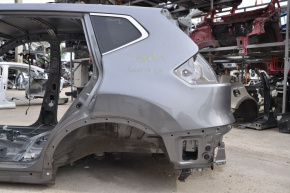 Quarter wing rear left Nissan Rogue 14-20 graphite