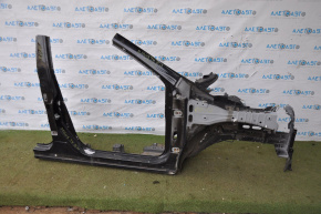 Front right quarter with center pillar Nissan Rogue 14-20 black