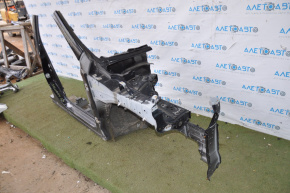 Front right quarter with center pillar Nissan Rogue 14-20 black