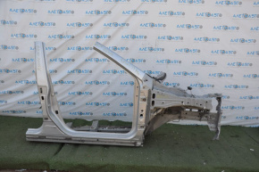 Front right quarter with center pillar Nissan Rogue 14-20 silver, with center pillar
