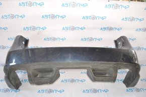Naked rear bumper for Porsche Cayenne 958 11-14 with parking sensors, blue