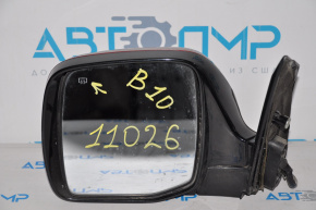 Left side mirror assembly for Subaru B10 Tribeca, 8 pins, turn signal, heated, red