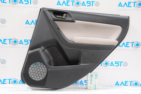 Subaru Forester 14-15 SJ rear right door panel, black with gray insert
