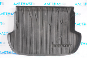 Subaru Forester 14-18 SJ trunk mat, black rubber
