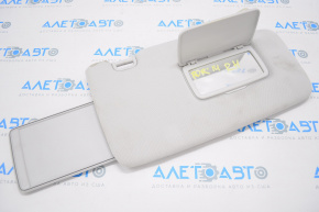 Right visor for Subaru Forester 14-16 SJ, gray, large, without hook