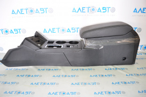 Subaru Legacy 15-19 center console with armrest and cup holders, black, complete