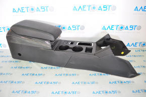Subaru Legacy 15-19 center console with armrest and cup holders, black, complete