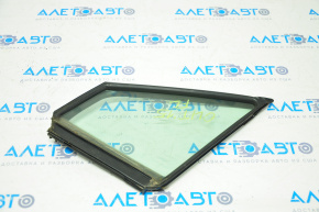 Green tint triangle door glass with seal, front left, Subaru Outback 2015-2019
