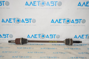 The rear left half shaft of a Subaru Outback 15-19 is rusty.