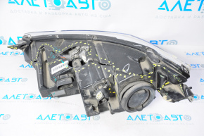 Tesla Model S 12-15 Pre-Resident 12-15 Right Front Headlight, Bare, Broken Housing and Glass, for Spare Parts