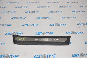Rear right outer door sill plate for Toyota Avalon 13-18 chrome