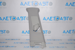 Left center pillar trim, upper belt, gray, Toyota Avalon 13-15