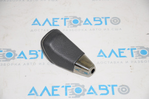 Toyota Avalon 13-18 black textured leather gear knob