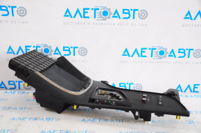 Shifter cover cup holders and pockets Toyota Avalon 13-18 black without cup holders