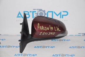 Left side mirror complete Toyota Avalon 13-18 9 pins, turn signal, heated, burgundy