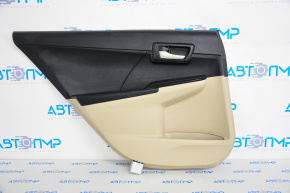 Door trim panel rear left Toyota Camry v50 12-14 usa beige