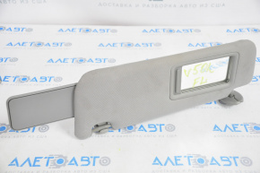Left visor for Toyota Camry V50 12-14 USA, gray, with hook