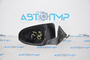 Left side mirror assembly for Toyota Camry v50 12-14, 3-pin, silver