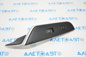 Front right window lift control for Toyota Camry V55 15-17 USA, black, auto, with black trim