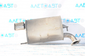 Rear muffler with barrel for Toyota Camry V55 15-17 2.5 usa, with nozzle