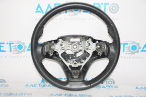 Naked steering wheel Toyota Camry v55 15-17 USA black leather red stitching