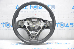 Naked steering wheel Toyota Camry v55 15-17 usa black leather, under petals