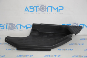 Door sill trim, inner rear left, Toyota Highlander 14-19, black