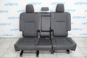 Rear seat row 2 Toyota Highlander 14-16 combined black